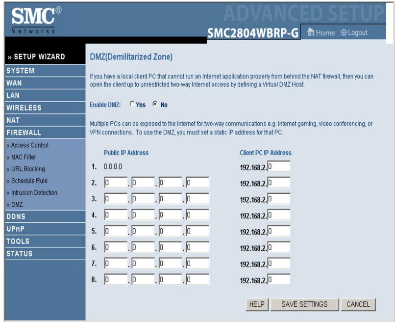 SMC 2804WBRP-G - DMZ - 1