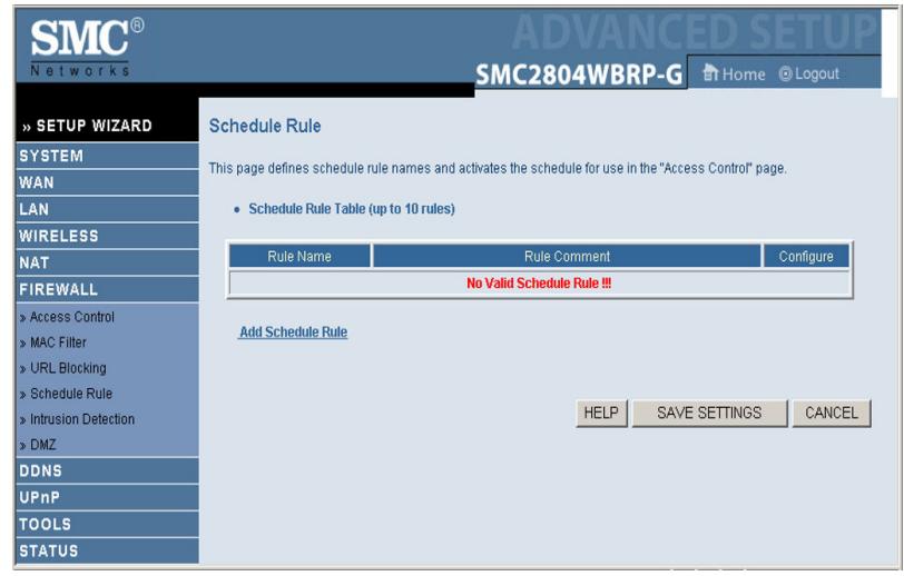 SMC 2804WBRP-G - Schedule Rule - 1