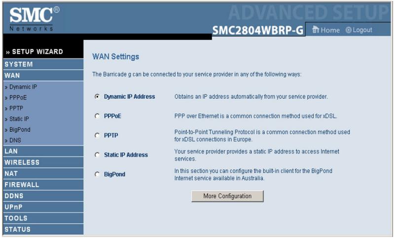 SMC 2804WBRP-G - WAN - 1