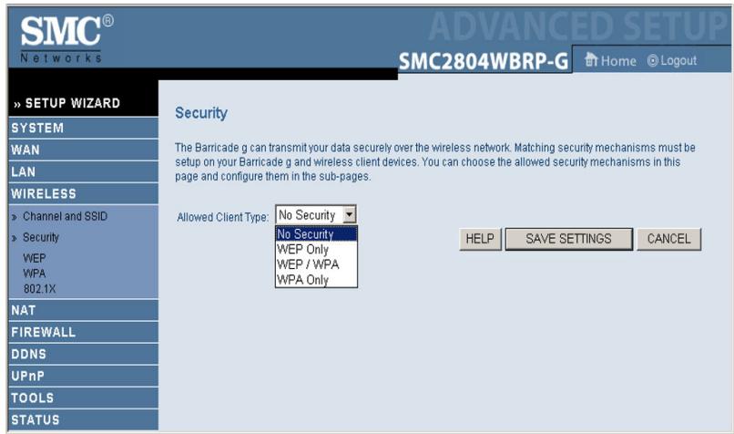 SMC 2804WBRP-G - Security - 1