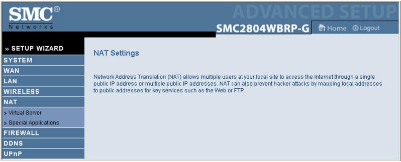 SMC 2804WBRP-G - NAT - 1