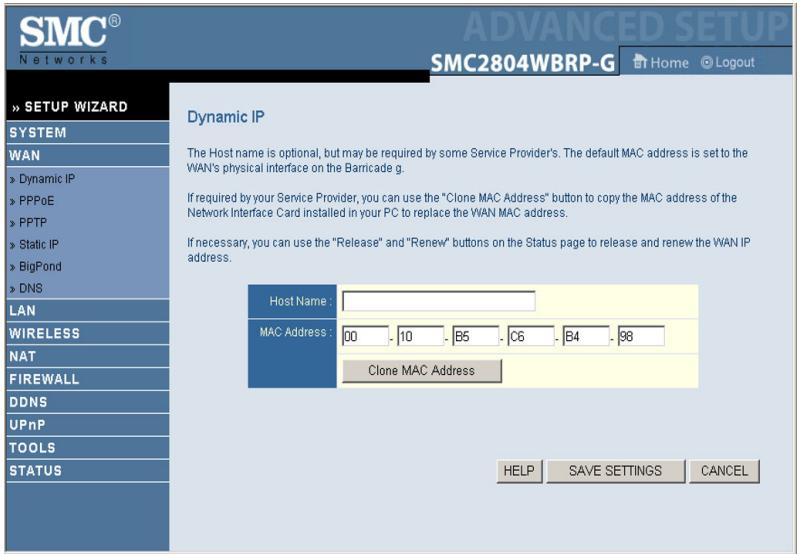 SMC 2804WBRP-G - Dynamic IP - 1