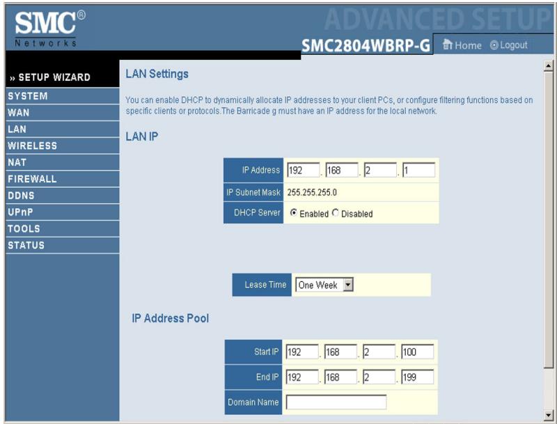 SMC 2804WBRP-G - LAN - 1