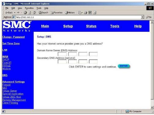 SMC 7004ABR - Configuring Your Barricade .for a Static IP Address - 3
