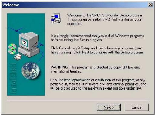 SMC 7004ABR - Step 1: Installing SMC Barricade Print Server Monitor - 4
