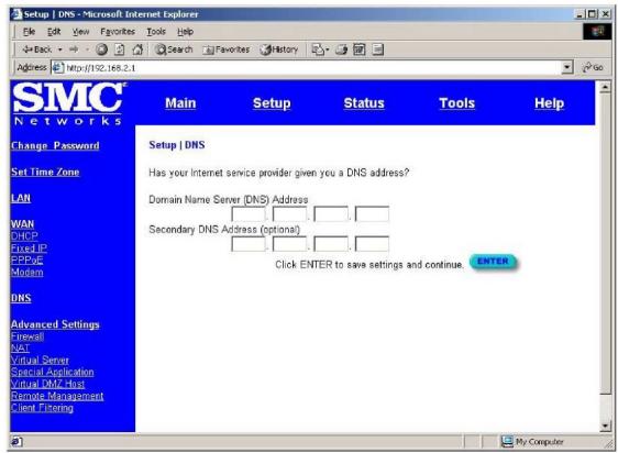 SMC 7004ABR - Configuring Your Barricade for a Dynamic IP Address - 4