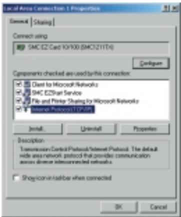 SMC 7004FW - Étape 1. configuration des paramètres tcp/ip - 4