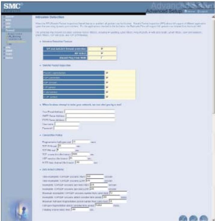 SMC 7004WFW - Intrusion Detection (Détection d'intrusion) - 1