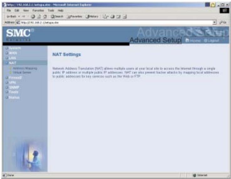 SMC 7004WFW - Configuration des fonctions client - 1