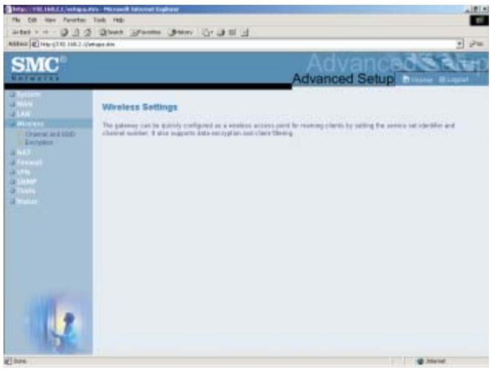 SMC 7004WFW - Configuration sans fil - 1
