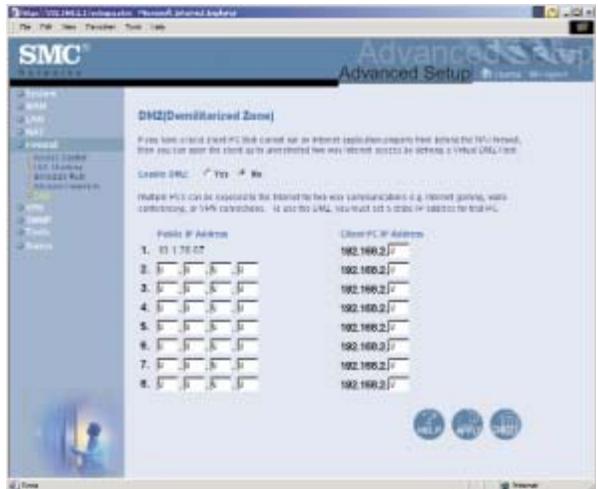 SMC 7004WFW - - Critères de refus de service et d'analyse de port - 1