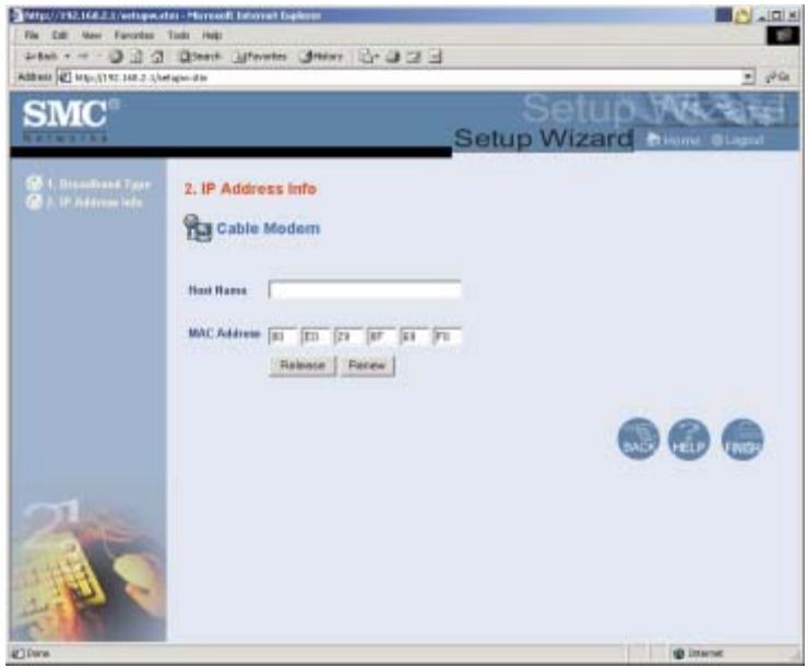 SMC 7004WFW - Setup Wizard (Assistant de configuration) - 2