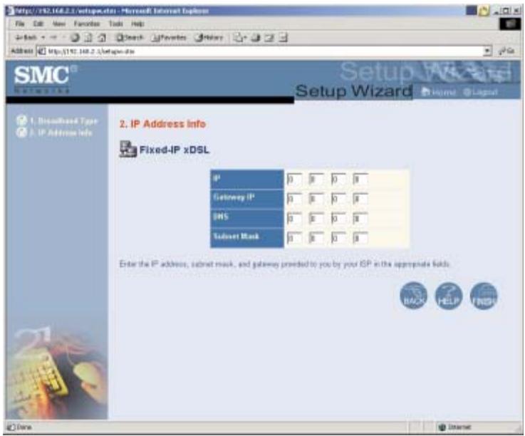 SMC 7004WFW - Setup Wizard (Assistant de configuration) - 3