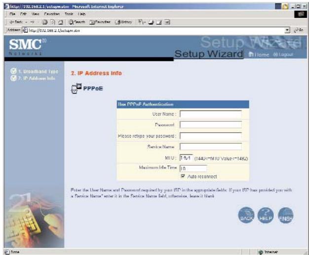SMC 7004WFW - PPPoE (Protocole PPP sur Ethernet) - 1