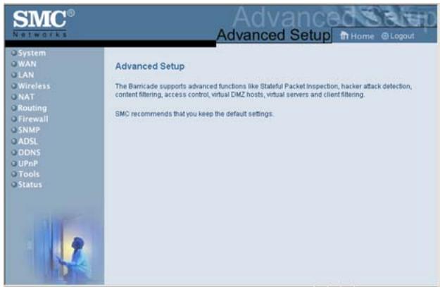 SMC 7804WBRB - Advanced Setup - 1