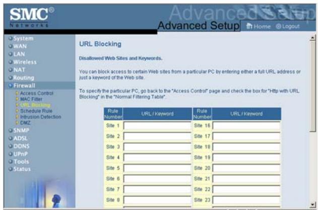 SMC 7804WBRB - URL Blocking - 1