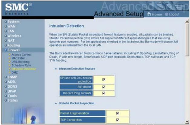 SMC 7804WBRB - Intrusion Detection Feature - 1