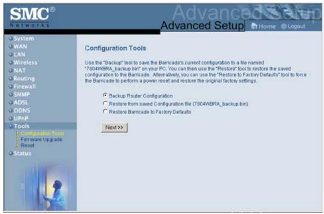 SMC 7804WBRB - Configuration Tools - 1