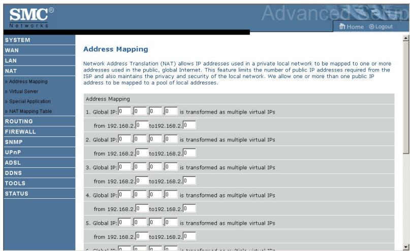 SMC 7904BRA - Address Mapping - 1