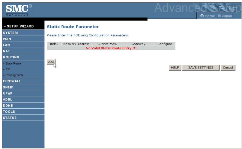 SMC 7904BRA - Static Route - 1