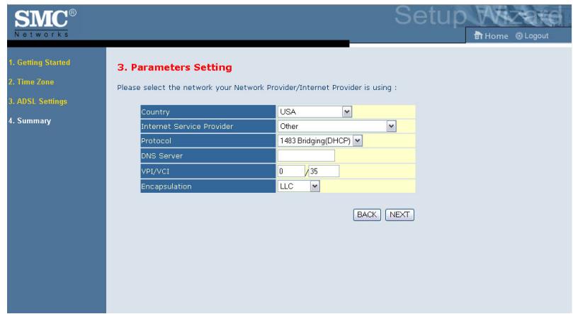 SMC 7904BRA - ISP use 1483Bridging-DHCP - 1