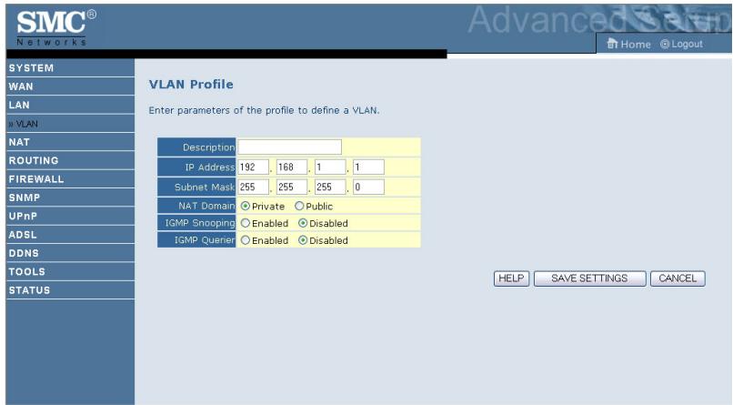 SMC 7904BRA - VLAN - 1