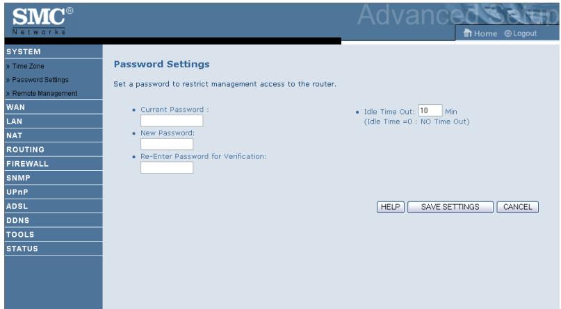 SMC 7904BRA - Password Settings - 1