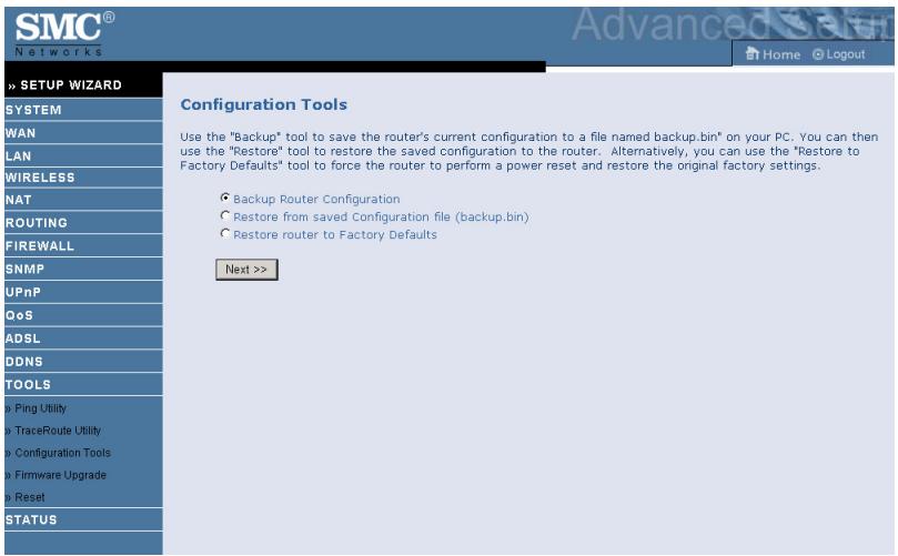 SMC 7904WBRA2 - Configuration Tools - 1