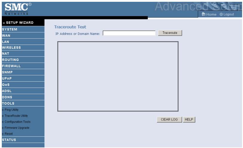 SMC 7904WBRA2 - Trace Route Utility - 1