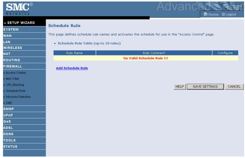 SMC 7904WBRA2 - Schedule Rule - 1