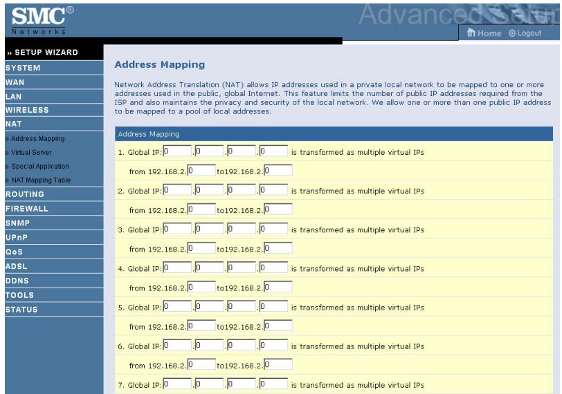 SMC 7904WBRA2 - Address Mapping - 1