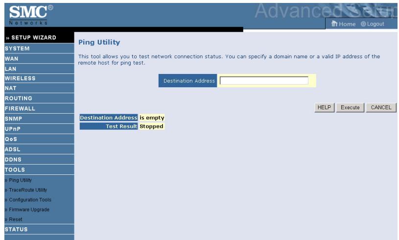 SMC 7904WBRA2 - Ping Utility - 1