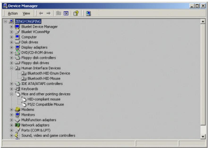 SMC BT-EDR - Step 10: To disconnect Mouse B. - 1