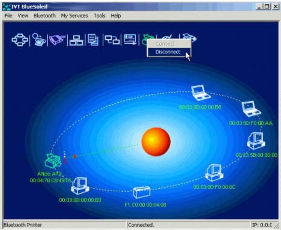 SMC BT-EDR - Step 10: Disconnect the Bluetooth Printer. - 1