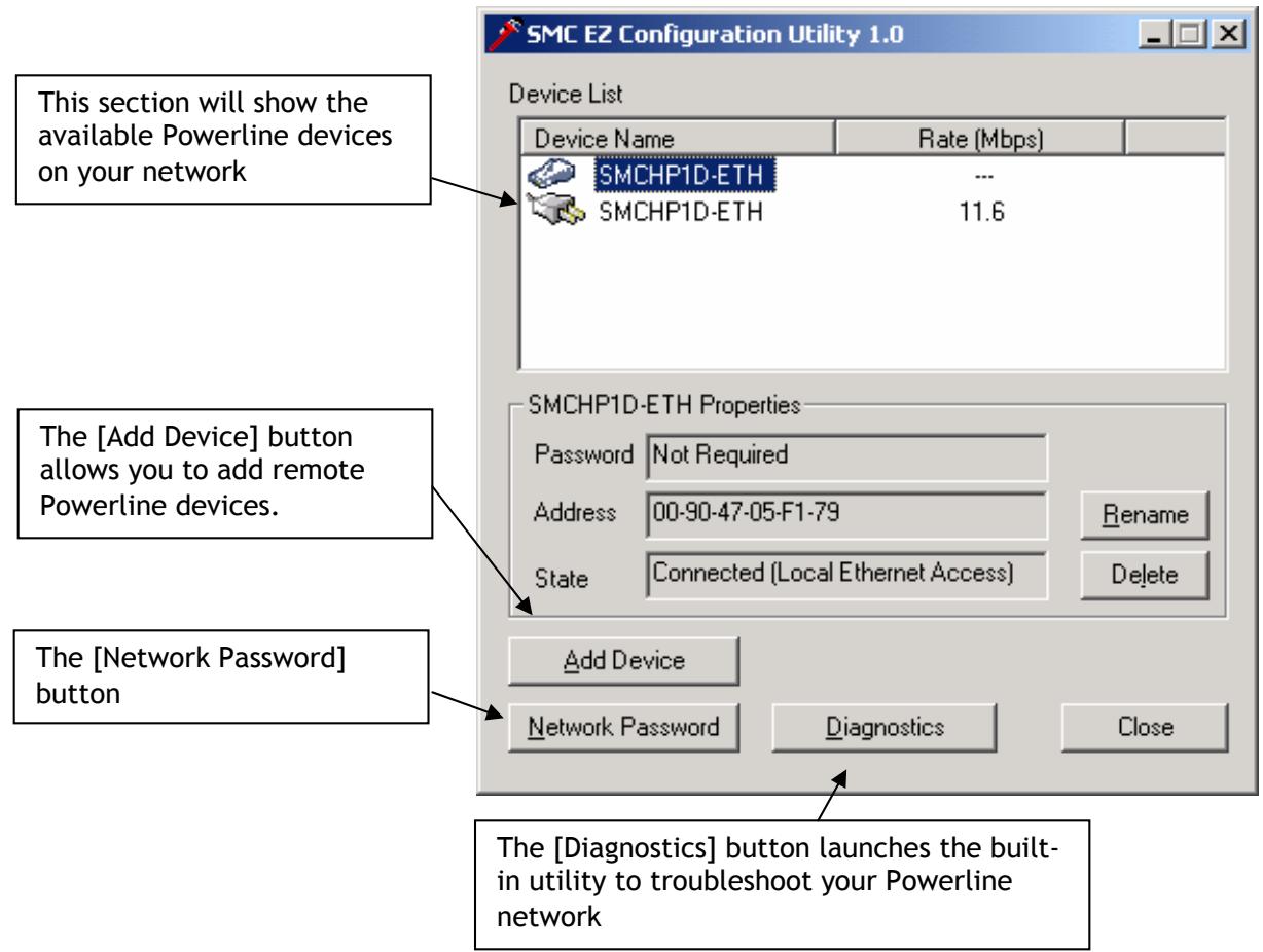 SMC HP1D-USB - CHAPTER 5 | Using the EZ Configuration Utility - 2