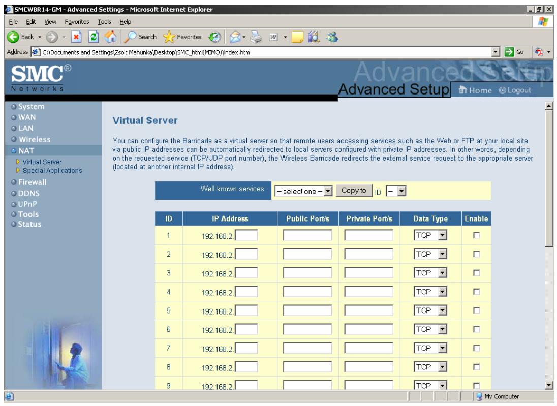 SMC WBR14-GM - AP3 Setting: - 1