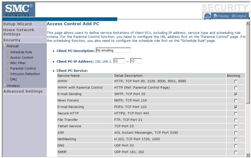 SMC WBR14T-G - Access Control Add PC - 1
