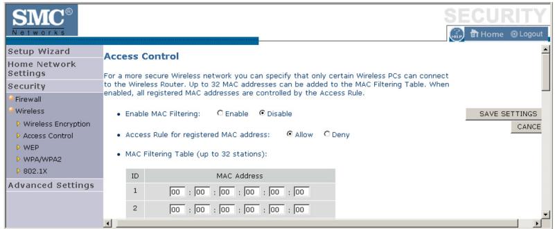 SMC WBR14T-G - Access Control - 1
