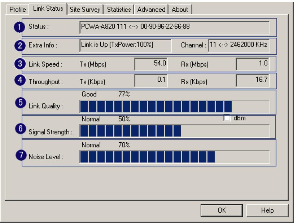 SMC WCB-GM - 4-4 Link Status Page - 1