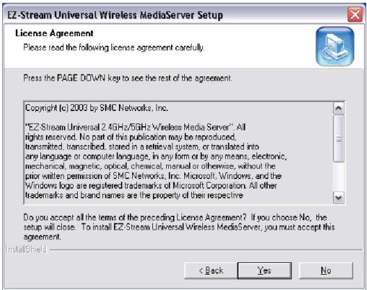 SMC WMR-AG - Installation du logiciel media server - 3