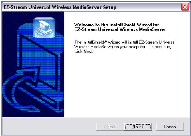 SMC WMR-AG - Installation du logiciel media server - 2
