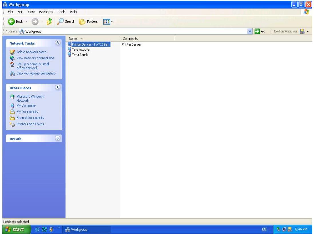 SMC WPS-G - SMB Printing with Windows XP - 2