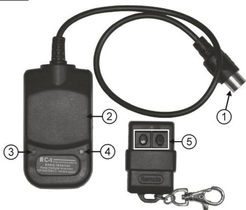 JBSYSTEMS LIGHT FX 1700 - Utilisation avec la commande à distance sans fil (RC-1): - 1