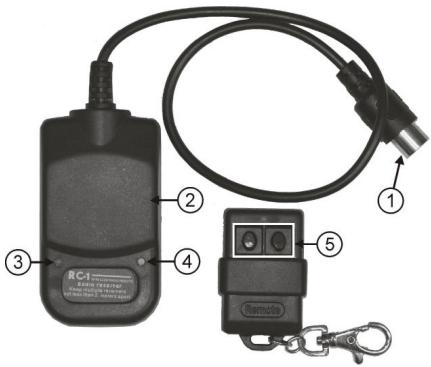 JBSYSTEMS LIGHT FX 1700 - Wanner u de rookmachine gebruikt met de optionele draadloze RC-1 afstandsbediening: - 1