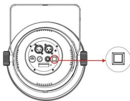 JBSYSTEMS LIGHT LED PAR 56 - régler automatiquement les adresses DMX de plusieurs projecteurs: - 1