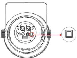 JBSYSTEMS LIGHT LED PAR 56 - régler automatiquement les adresses DMX de plusieurs projecteurs: - 2