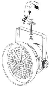 JBSYSTEMS LIGHT LED PAR 56 - OPHANGEN VAN HET APPARAAT - 1