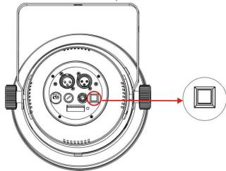 JBSYSTEMS LIGHT LED PAR 64 - Automatische DMX-Adressierung, die mit jeder angegebenen Anfangsadresse beginnnt: - 2