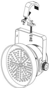 JBSYSTEMS LIGHT LED PAR 64 - ÜBERKOPF-MONTAGE - 1