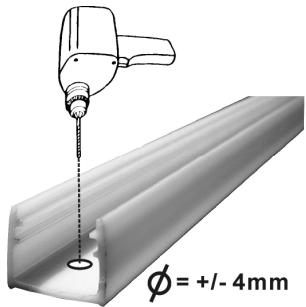 JBSYSTEMS LIGHT MLS-50 - Bevestiqing met petite schroeven: - 1